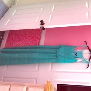 Turquoise dress